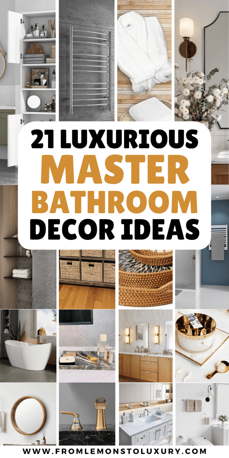 21+ Luxury Master Bath Ideas That Feel Like A 5 Star Hotel Room