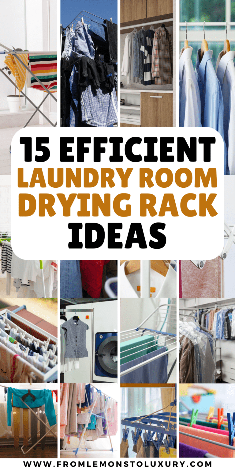 15+ Best Laundry Room Drying Rack Ideas That Are Useful