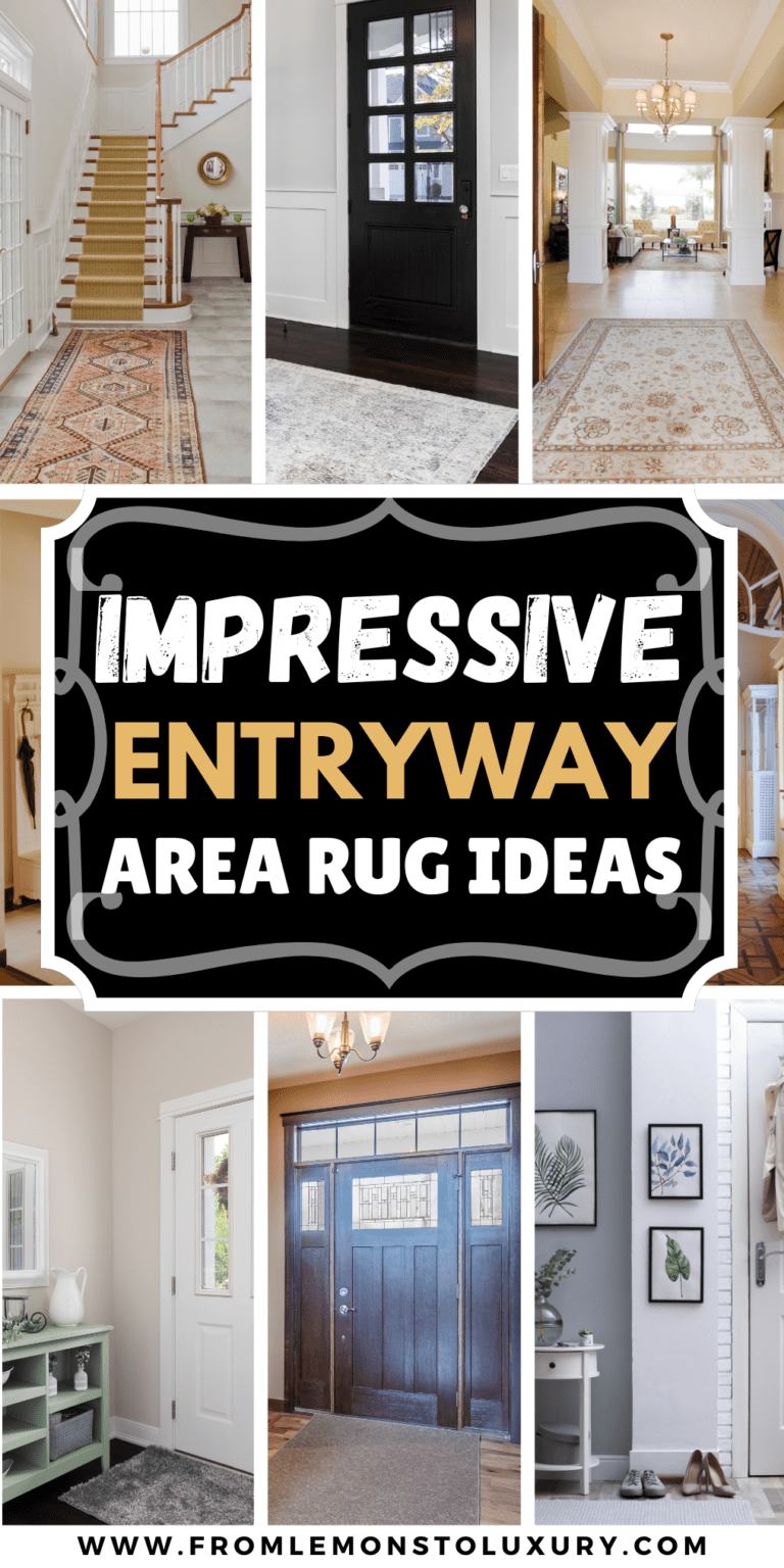 15+ Easy Entryway Area Rug Ideas Guaranteed To Make Your Place Look Spacious