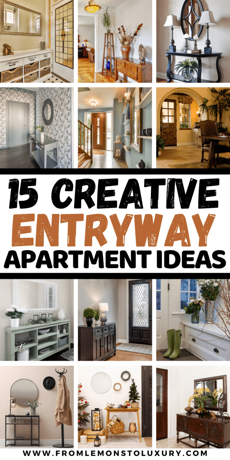 15+ Insanely Cute Entryway Apartment Ideas to Make Your Space Look Bigger