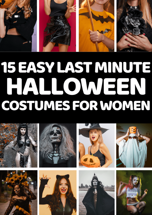 15+ Easy Last Minute Halloween Costumes For Women