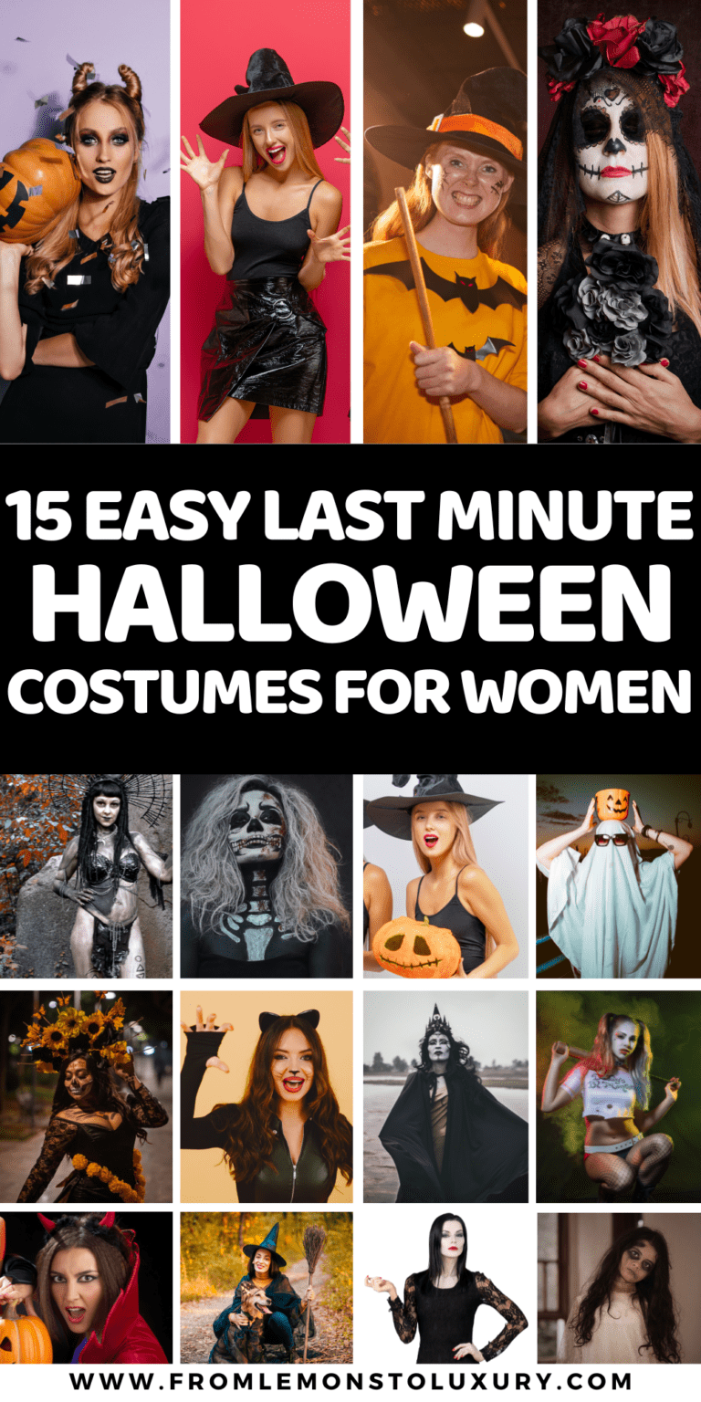 15+ Easy Last Minute Halloween Costumes For Women