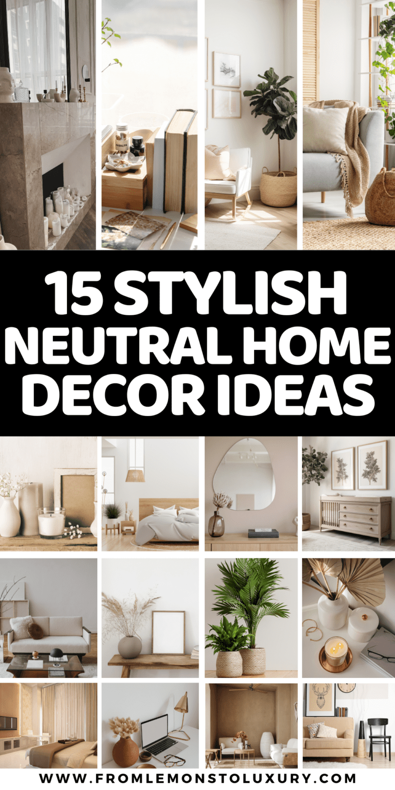 15+ Insanely Sophisticated Neutral Decorating Ideas For The House