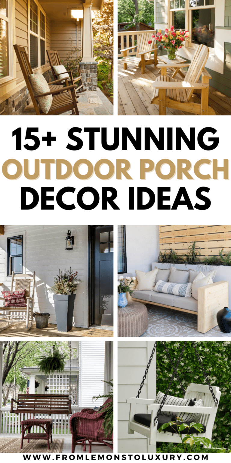 15+ Most Stunning Outdoor Porch Decorating Ideas To Recreate