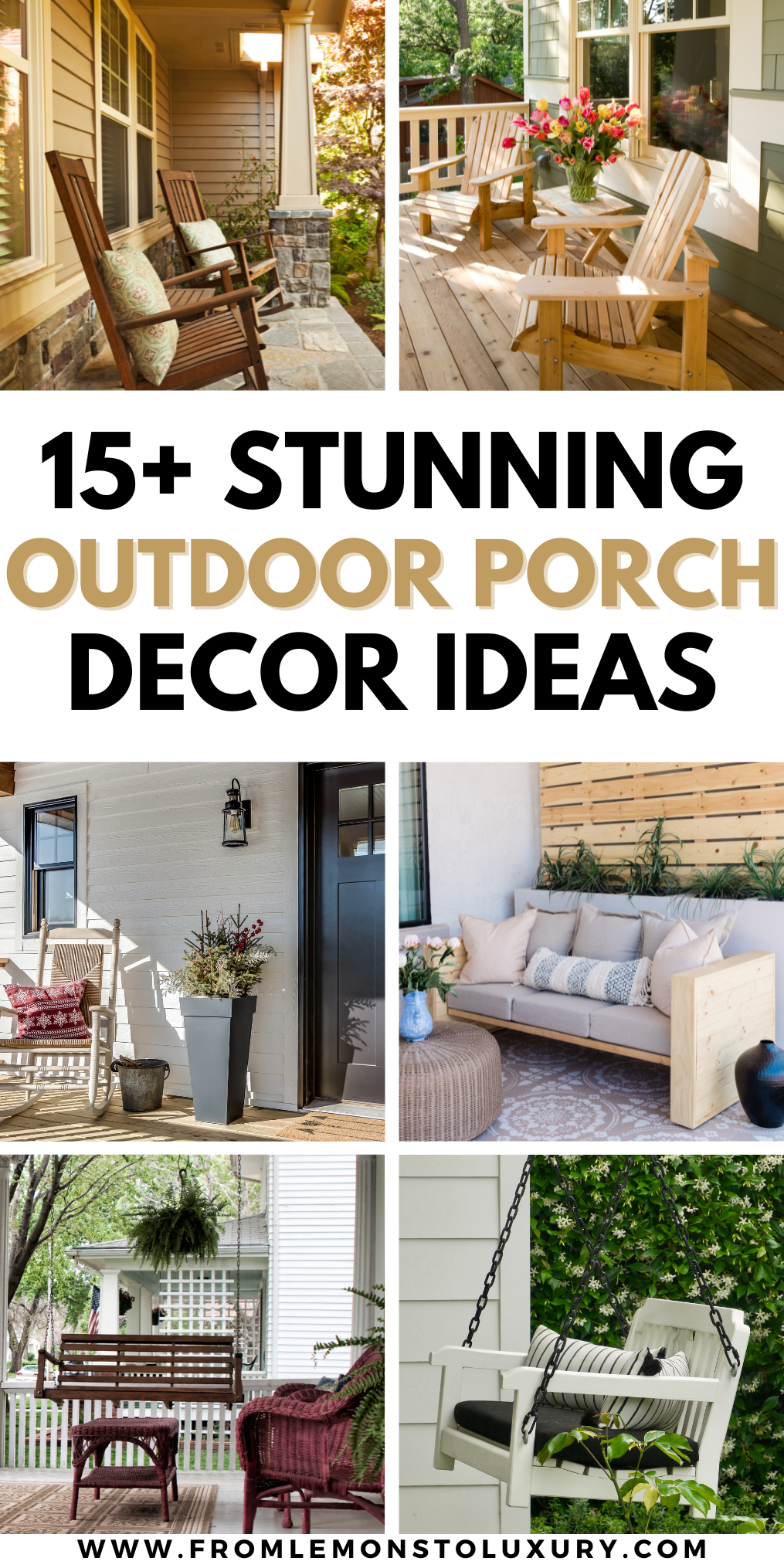15+ Most Stunning Outdoor Porch Decorating Ideas To Recreate - From ...
