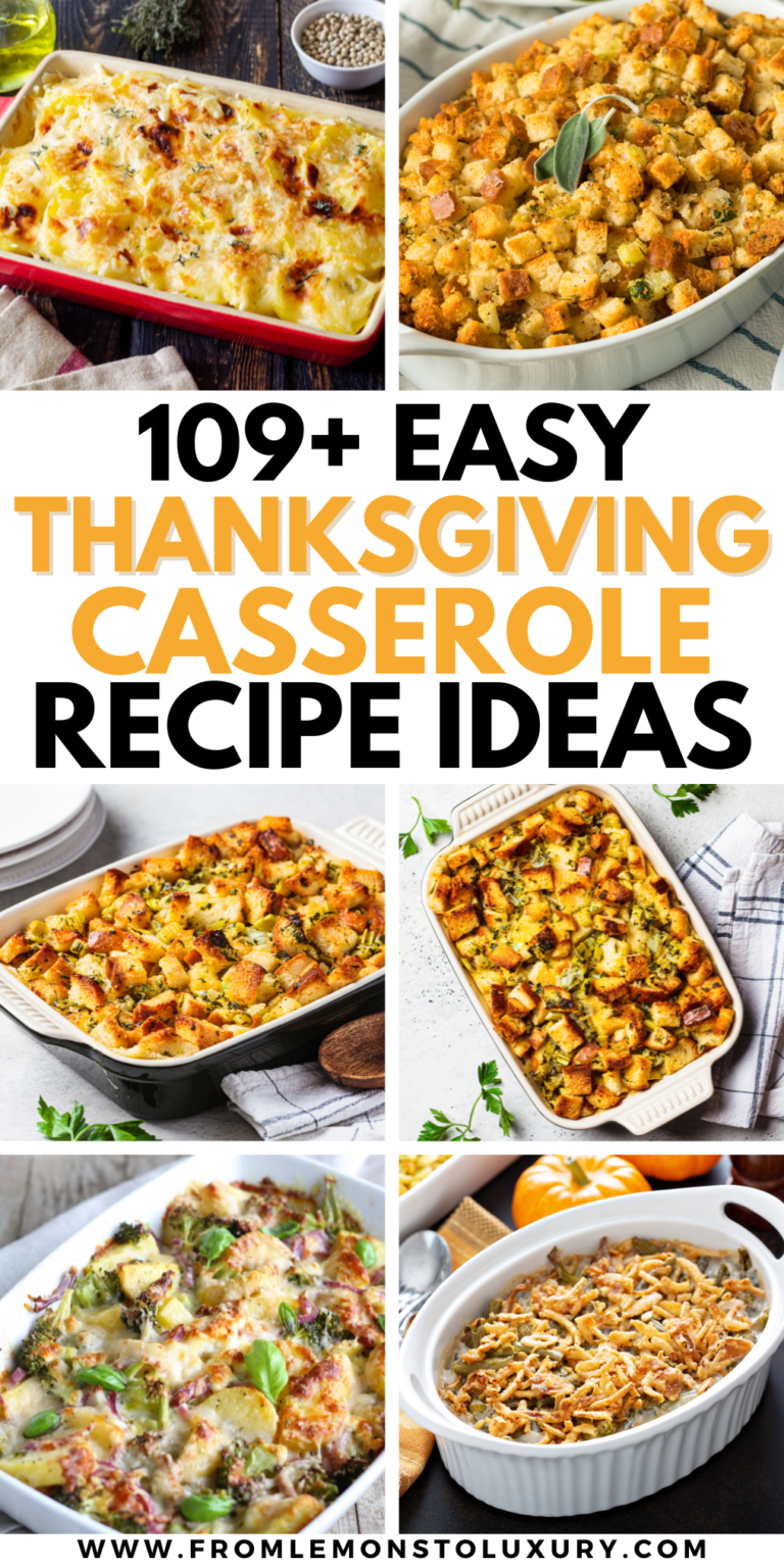 109+ Thanksgiving Casserole Ideas You Can Cook Days Ahead