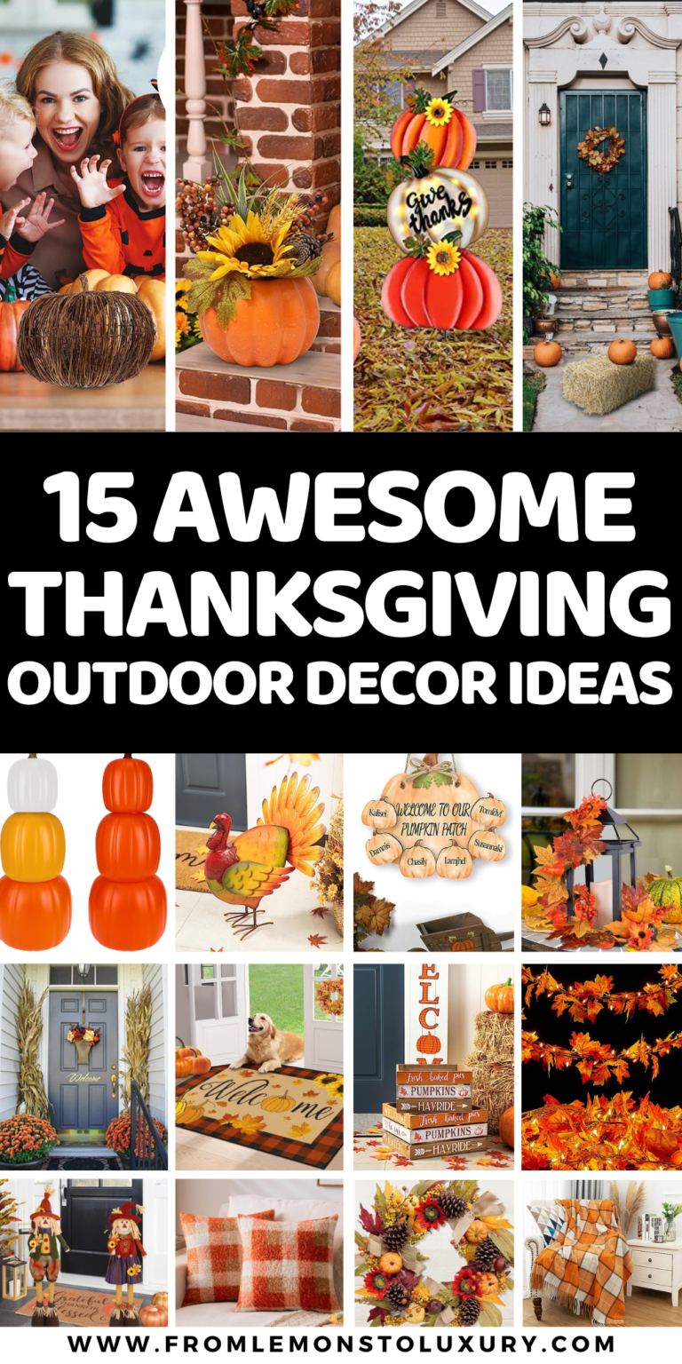 15+ Insanely Cute Thanksgiving Decorations Outdoor That Will Impress