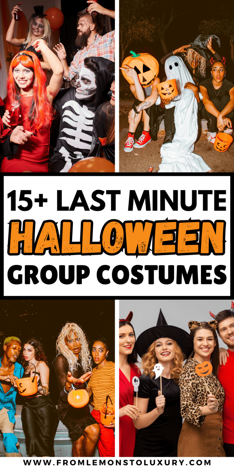 15+ Most Impressive Last Minute Halloween Costumes For 4 People