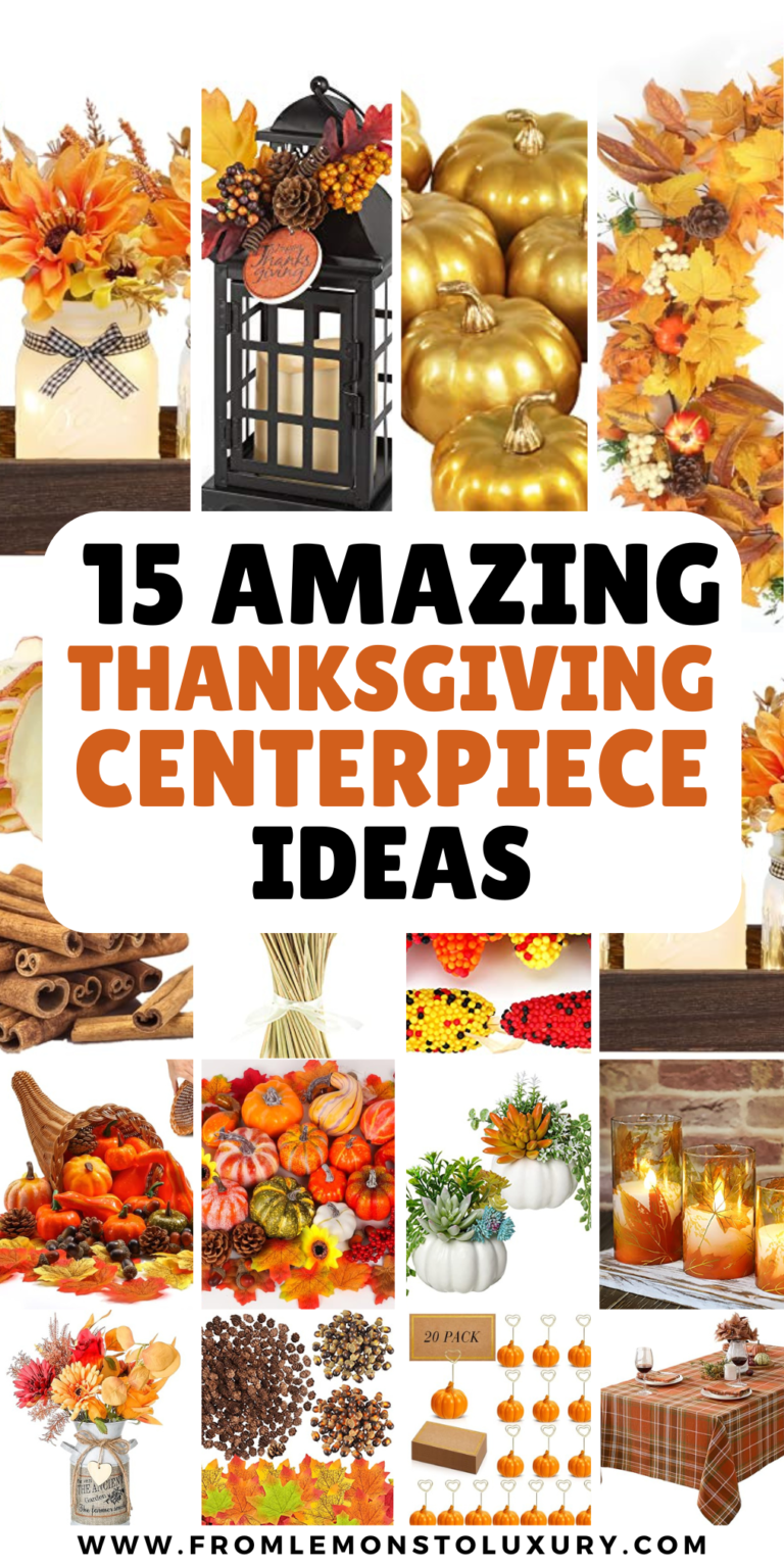 15+ Insanely Cute Thanksgiving Centerpieces That Will Impress