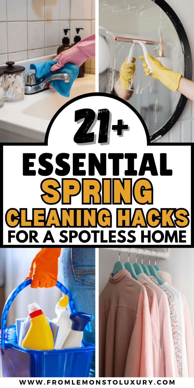 21+ Essential Spring Cleaning Hacks That Will Make Your House Sparkle and Shine