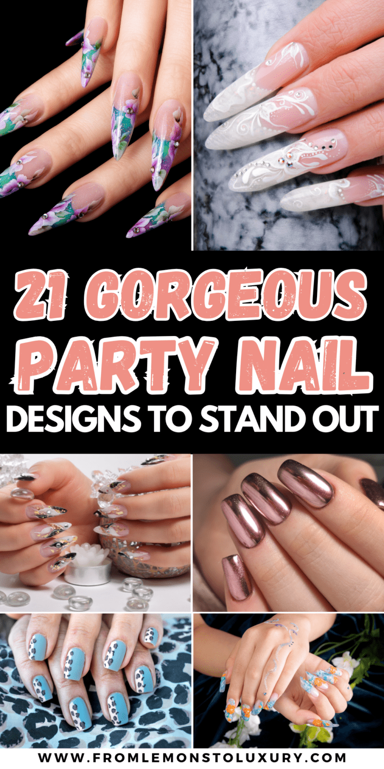 21+ Head Turning Party Nail Designs That Will Make You Stand Out