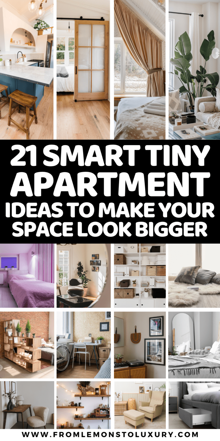 21+ Insanely Good Tiny Apartment Ideas That Will Make Your Space Look Bigger