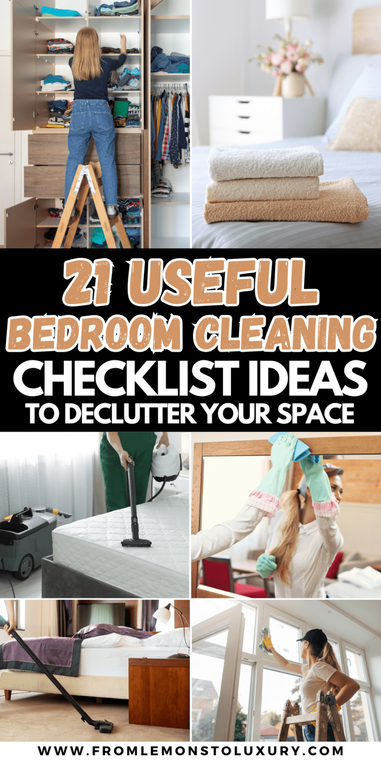 21+ Most Useful Bedroom Cleaning Checklist Ideas To Declutter Your Space