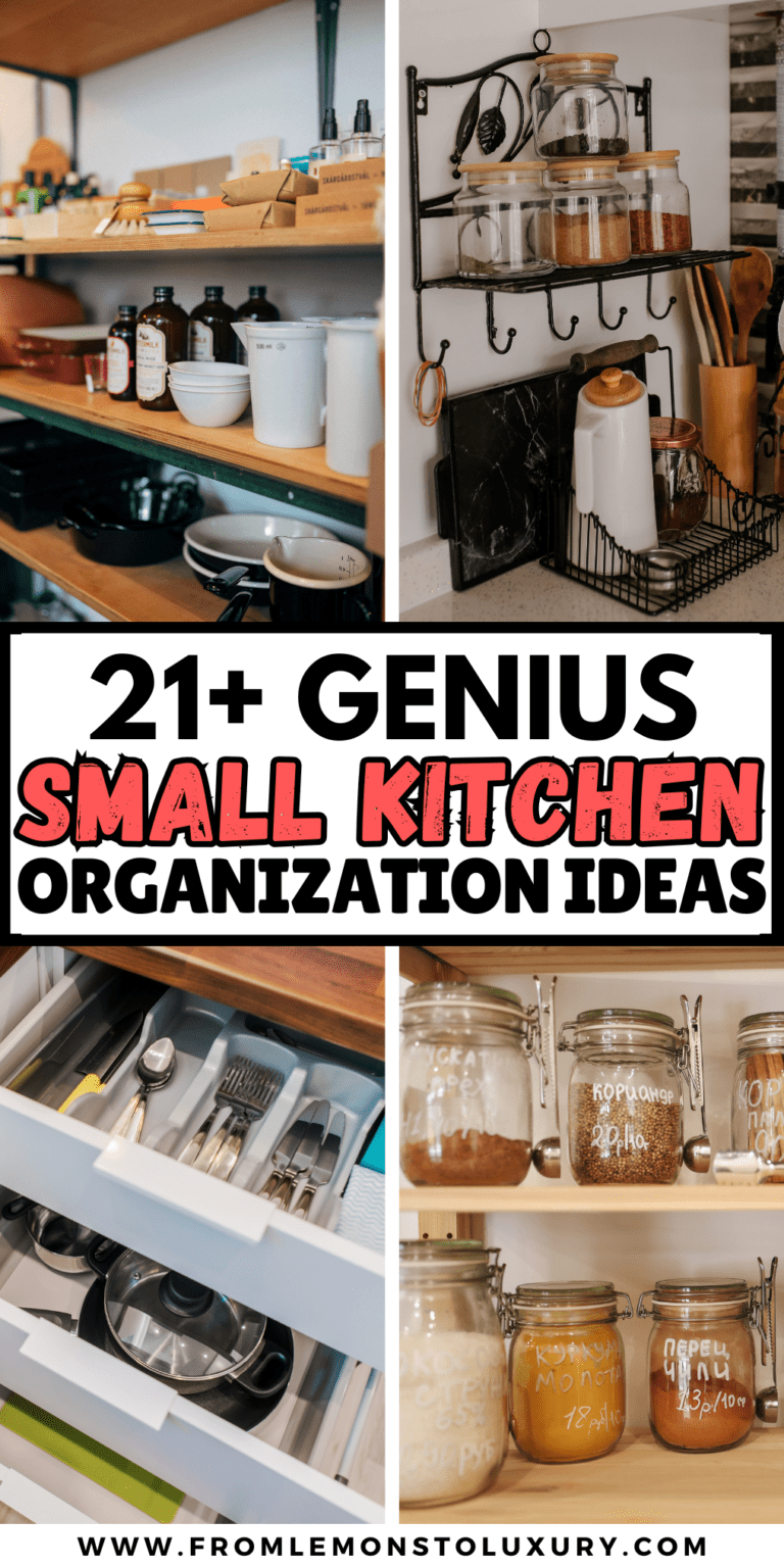 21+ Genius Small Kitchen Organization Ideas For A Clutter Free Space