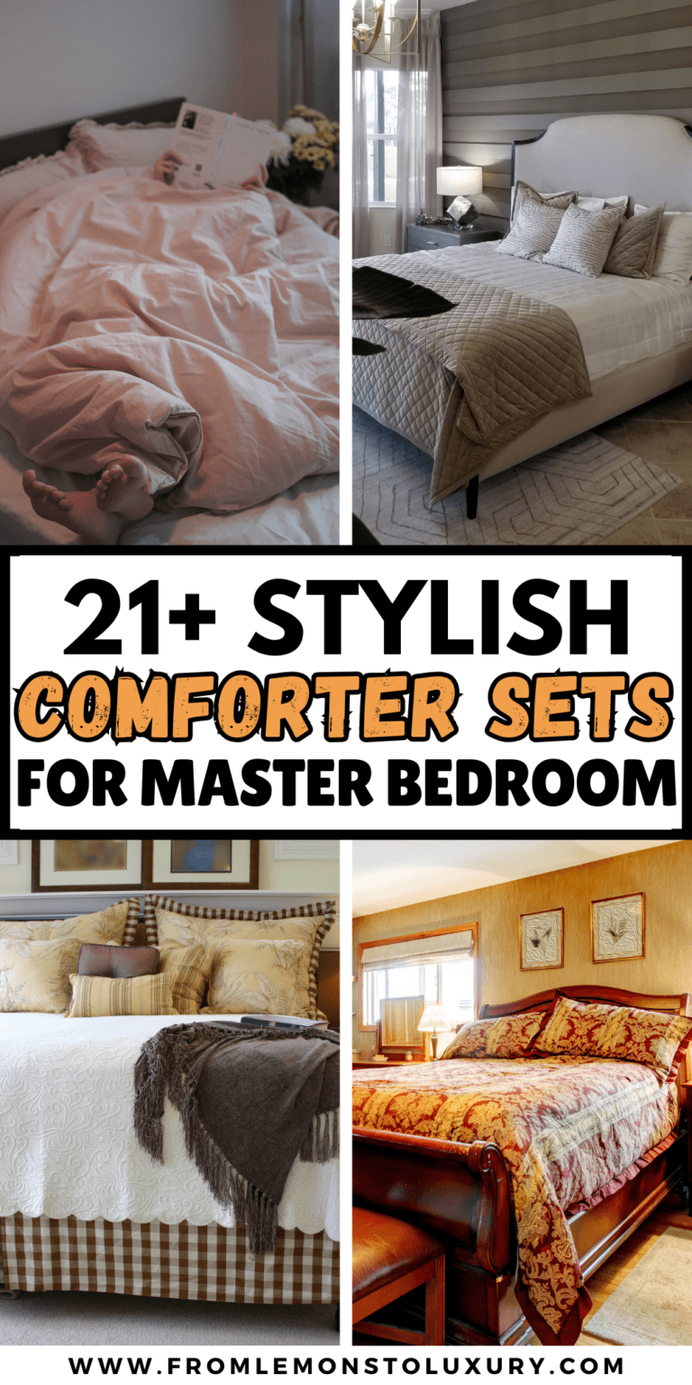 21+ Best Comforter Sets for a Cozy Master Bedroom Retreat