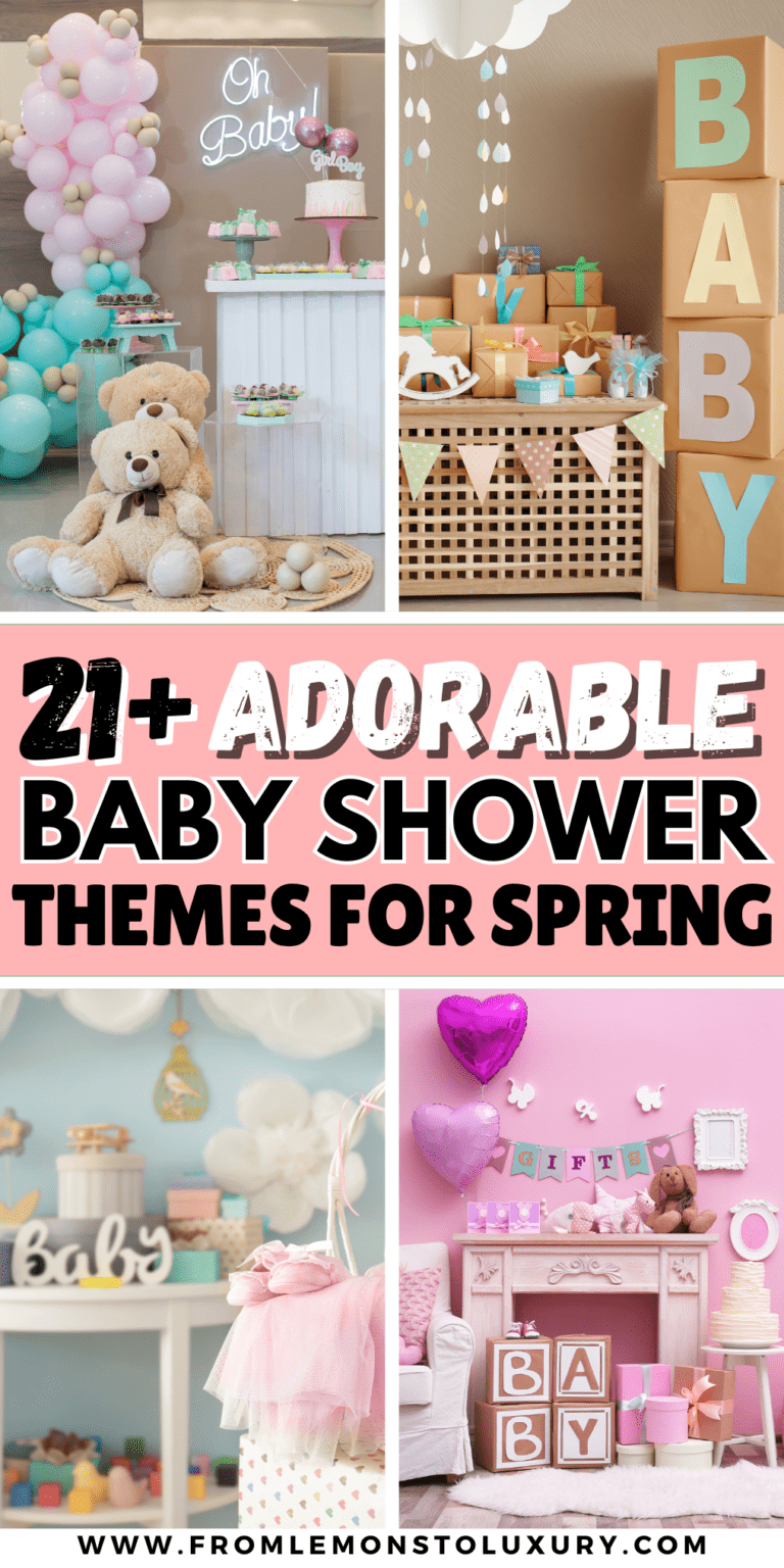21+ Adorable Spring Baby Shower Themes for a Blooming Celebration