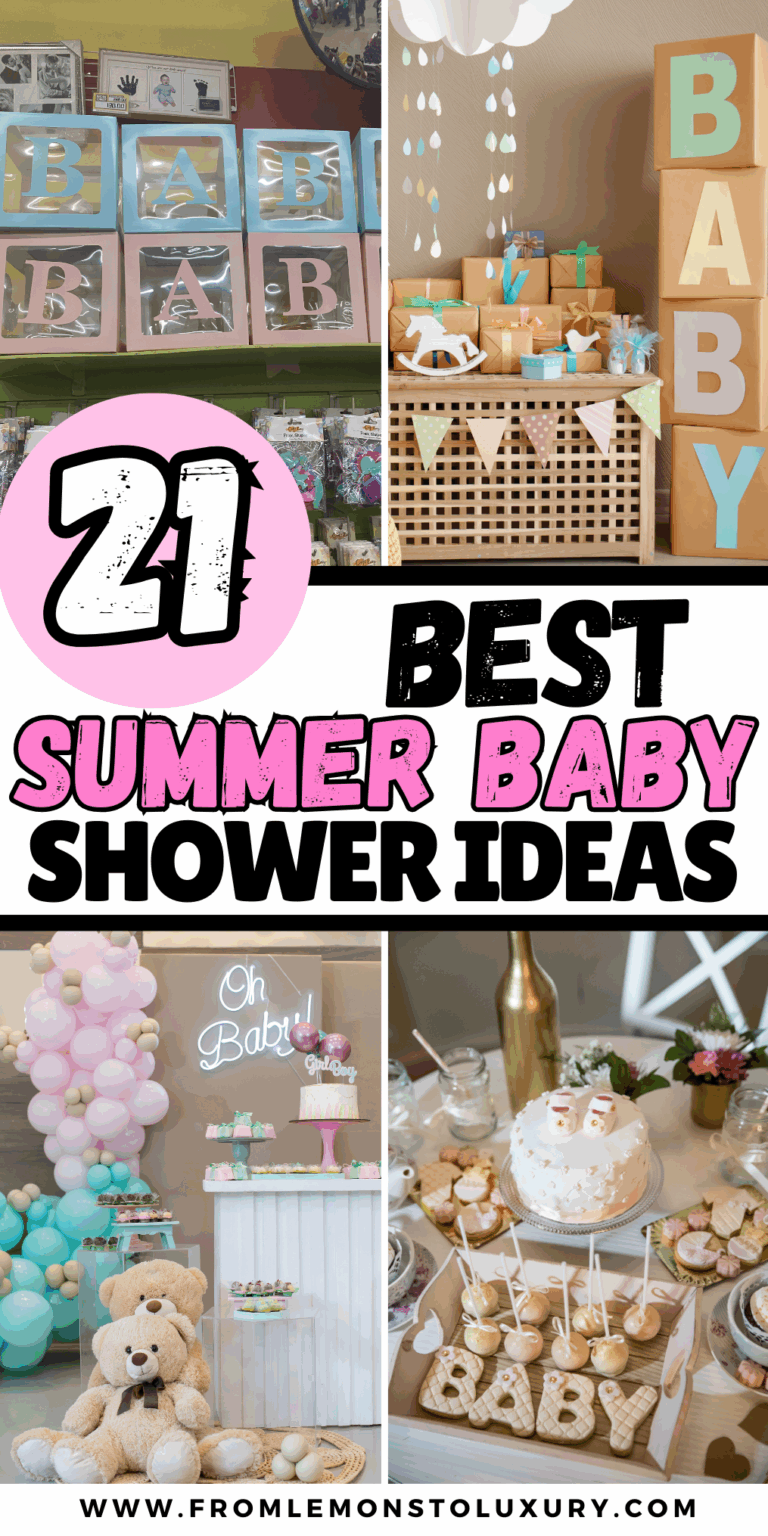21+ Summer Baby Shower Ideas for a Fun & Festive Celebration