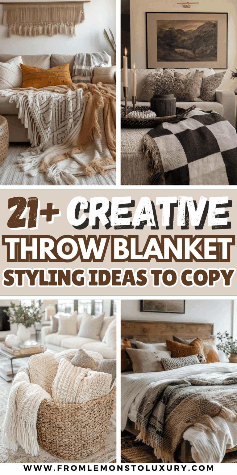 21+ Creative Ways to Style Throw Blankets You’ll Want to Try