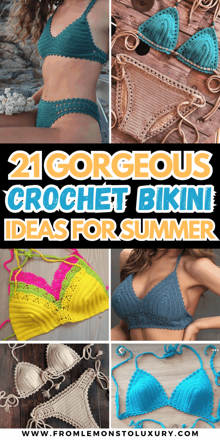 21+ Cutest Crochet Bikini Ideas For Summer