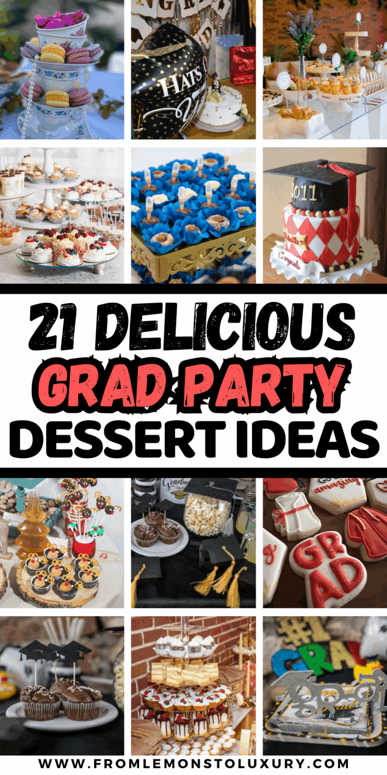 21+ Grad Party Dessert Ideas to Copy for an Unforgettable Celebration