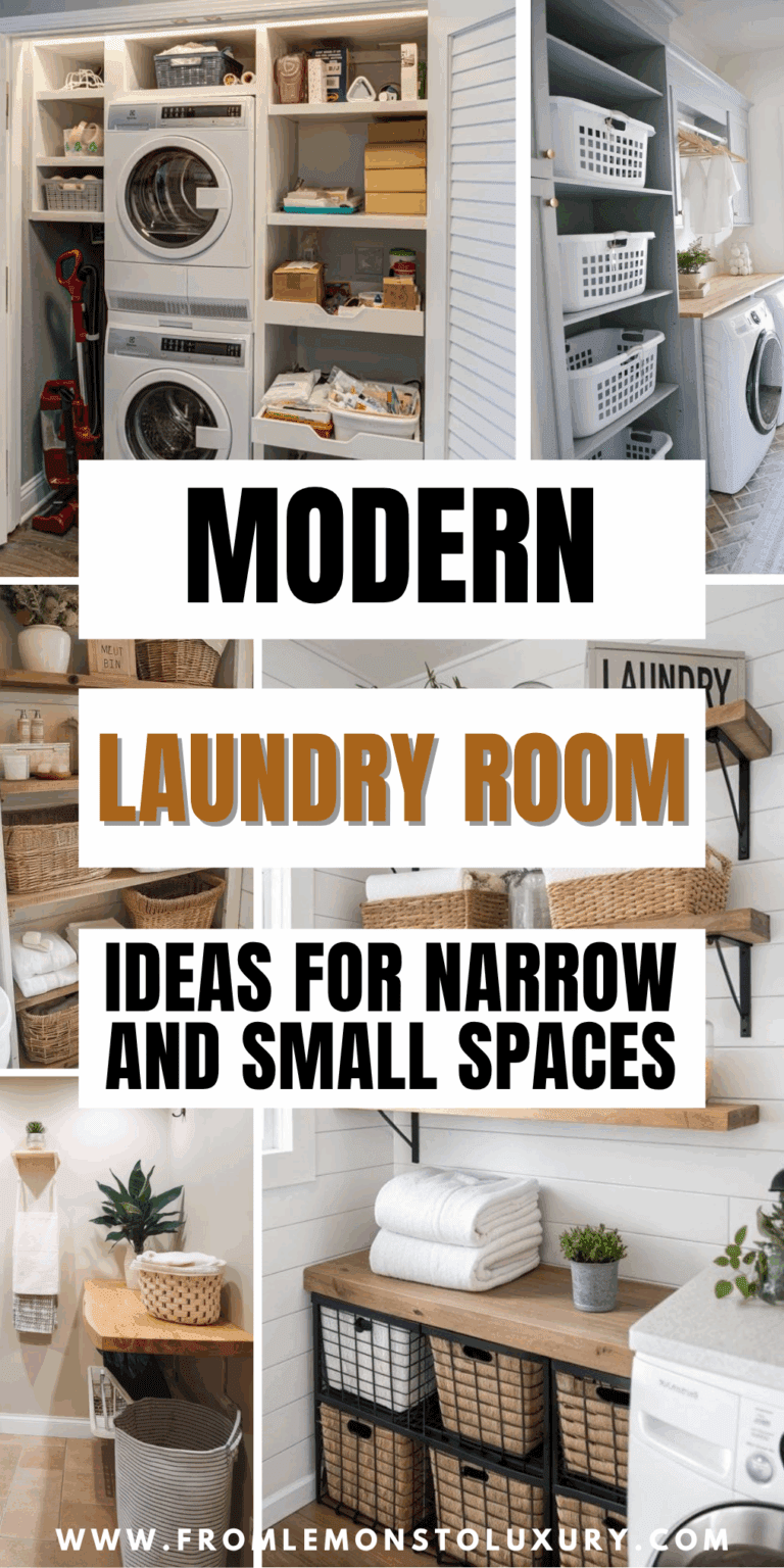 21+ Modern Laundry Room Ideas For Narrow and Small Spaces