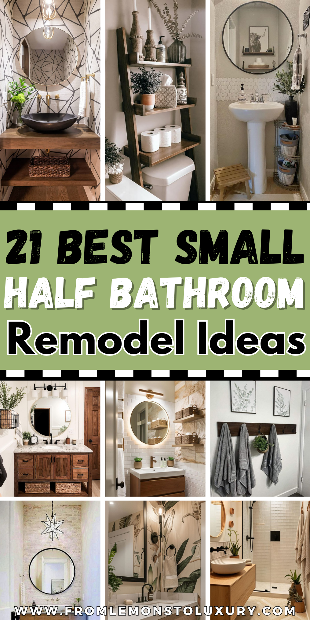 21+ Half Bath Inspiration Ideas That Prove Even Small Spaces Can Be ...
