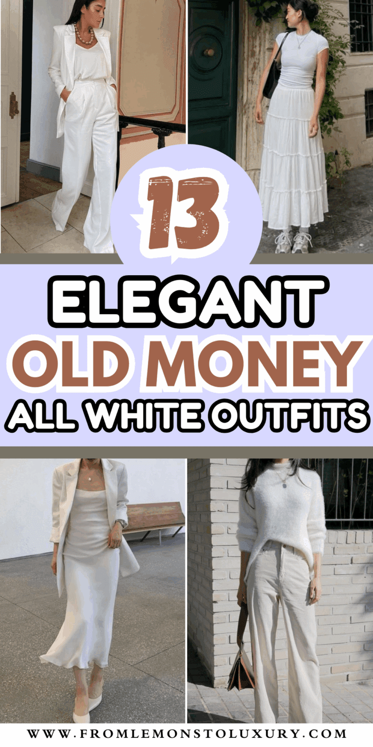 13+ Chic Classic Old Money All White Outfits