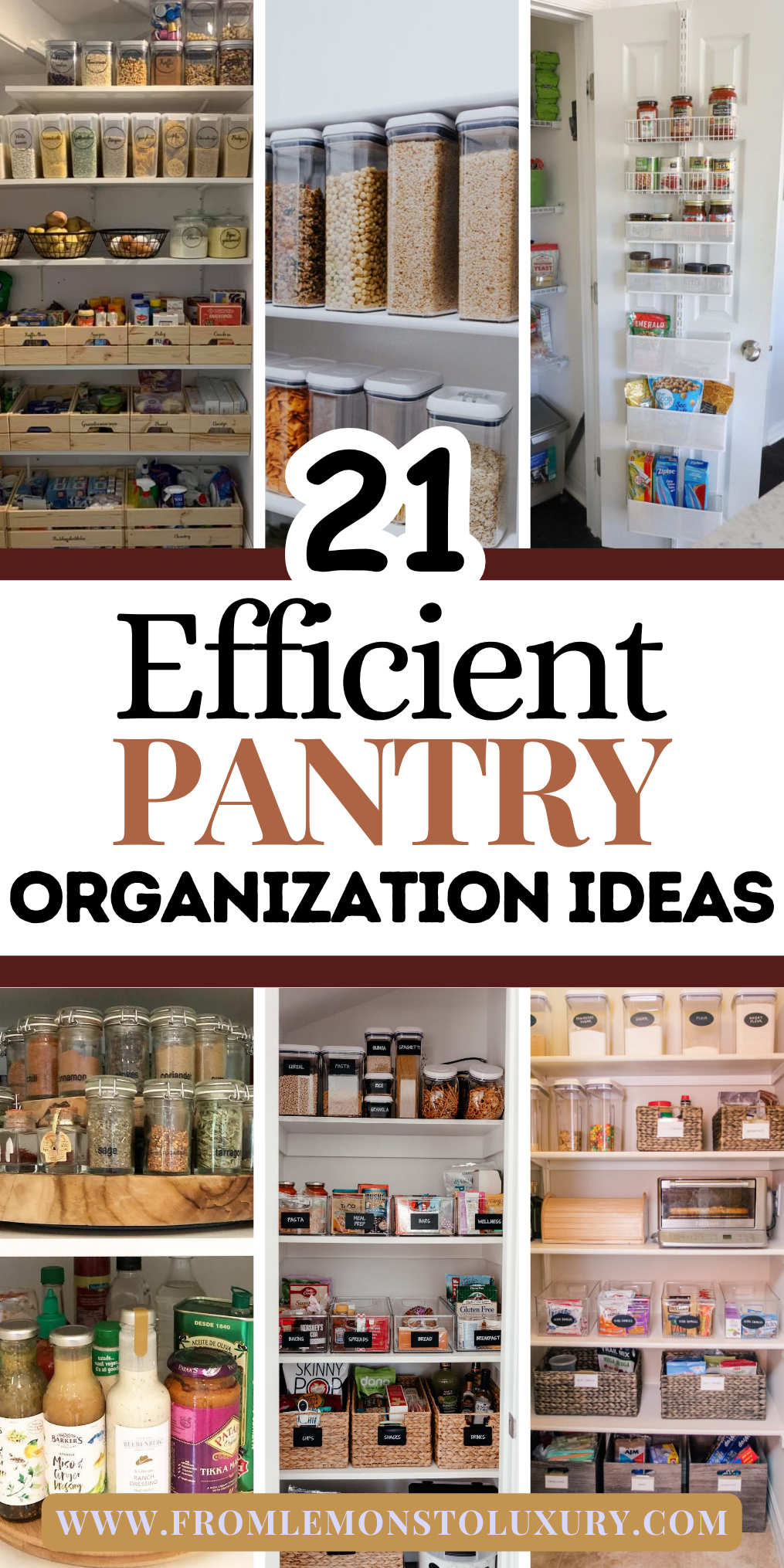 21+ Clever Pantry Organization Ideas To Maximize Kitchen Area - From ...