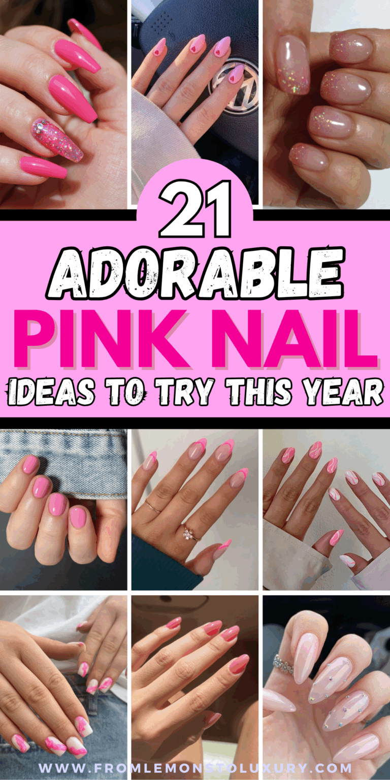 21+ Cute and Trendy Pink Nail Ideas You’ll Want To Try This Year