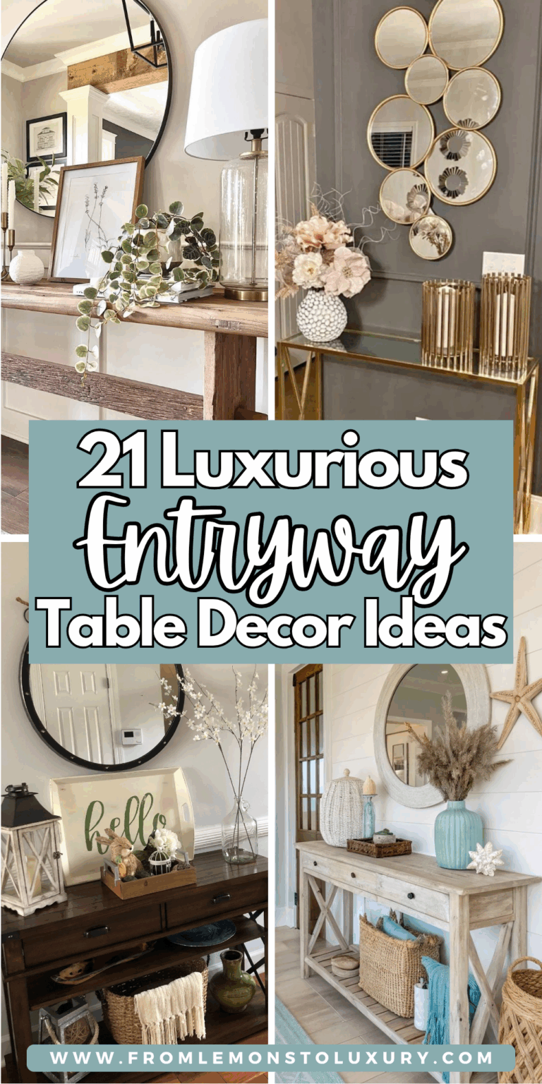 21+ Elegant Entryway Table Decor Ideas For A Stylish Makeover
