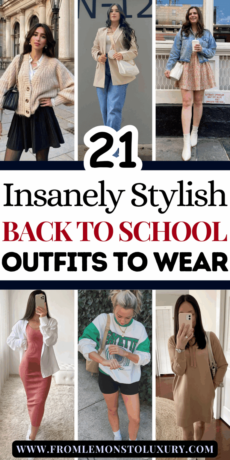 21+ Stylish Back to School Outfits For College Students