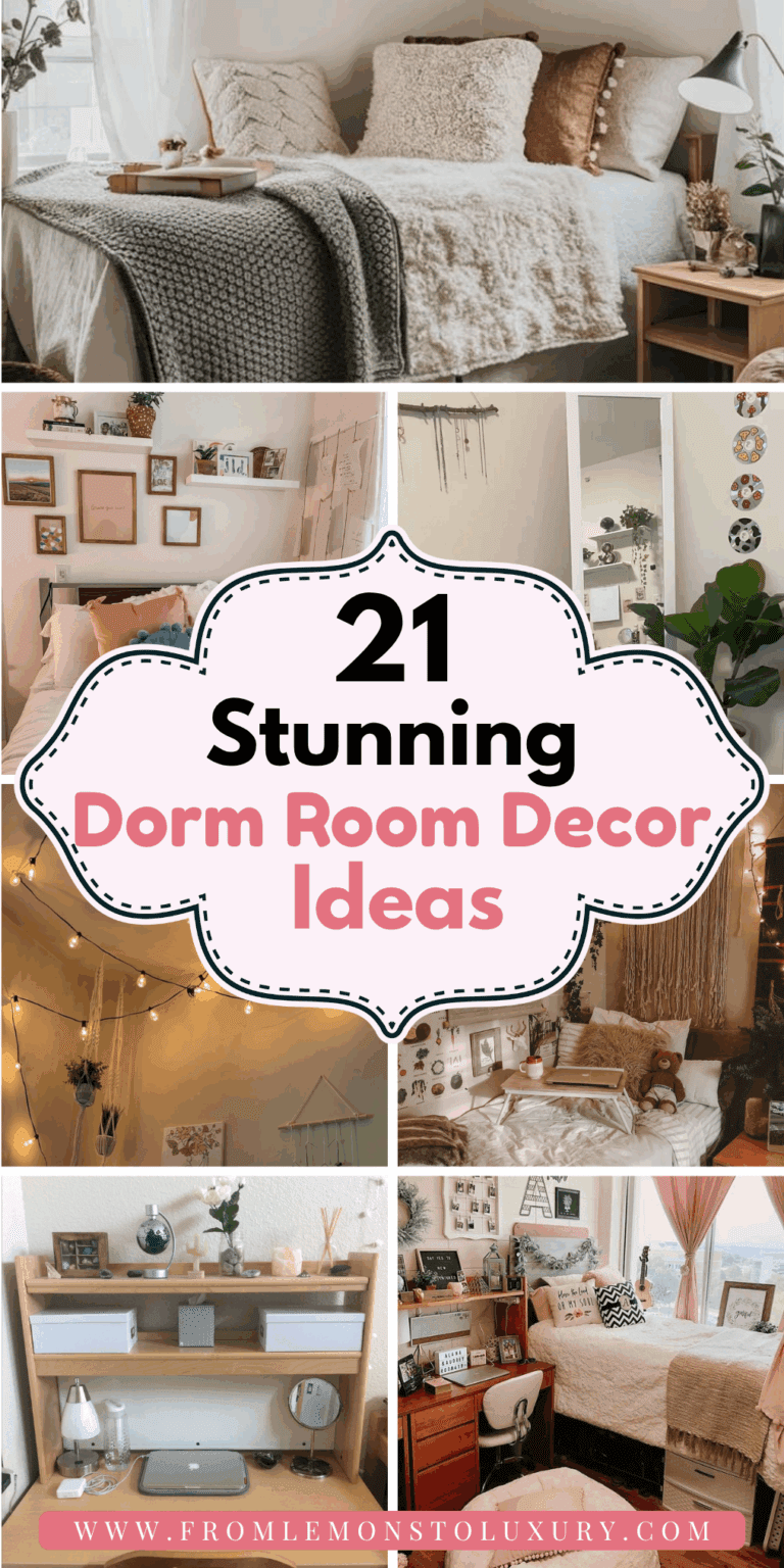 21+ Stylish Dorm Room Decor Ideas To Elevate Your College Space