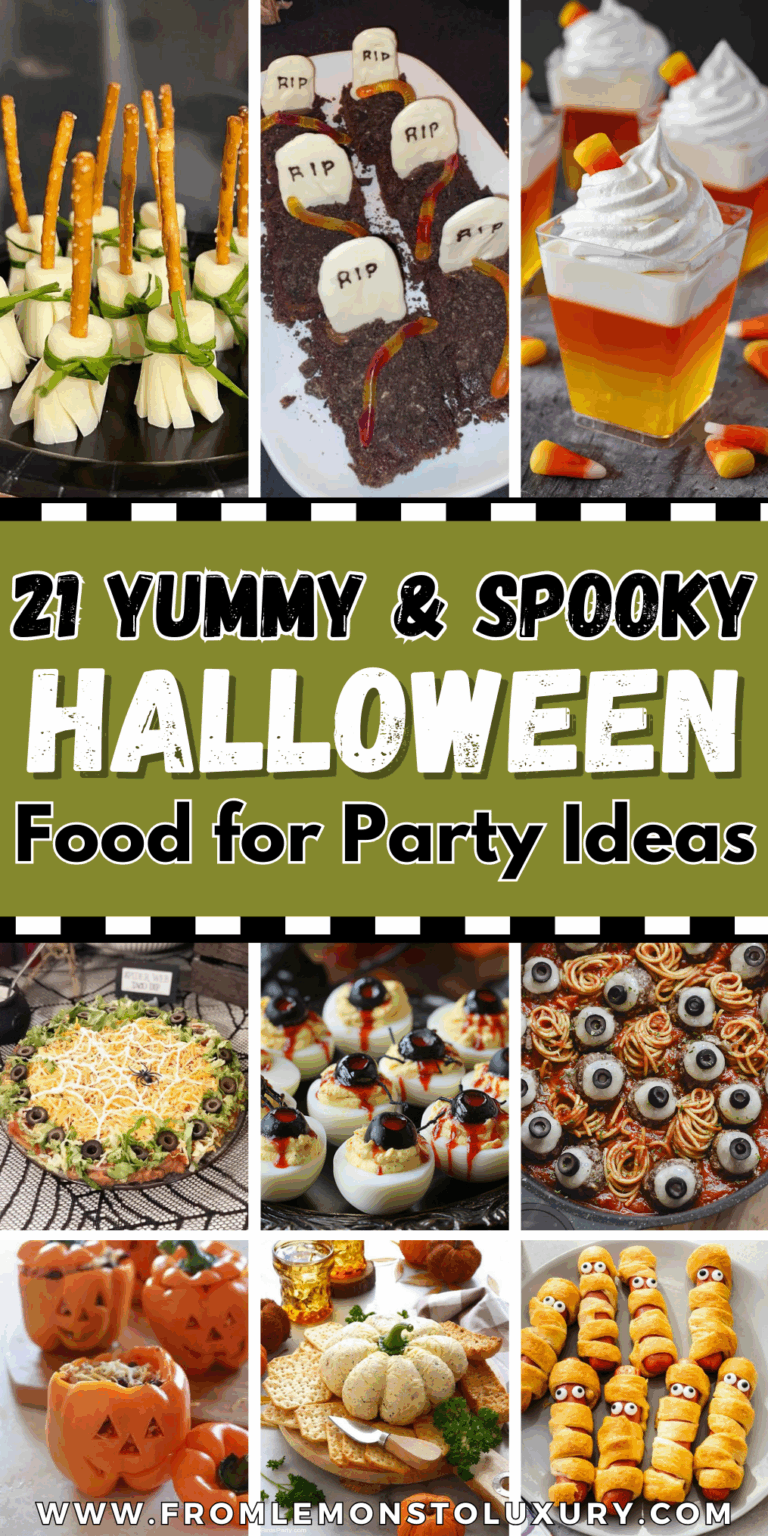 21+ Fun and Spooky Halloween Food Ideas for the Ultimate Party Spread