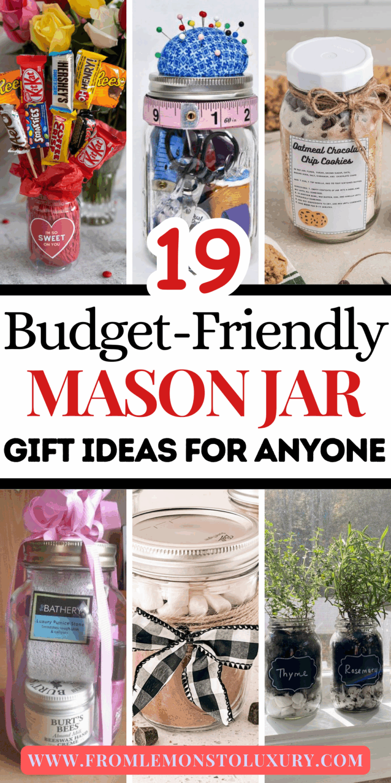 19+ Creative Mason Jar Gift Ideas for Any Occasion