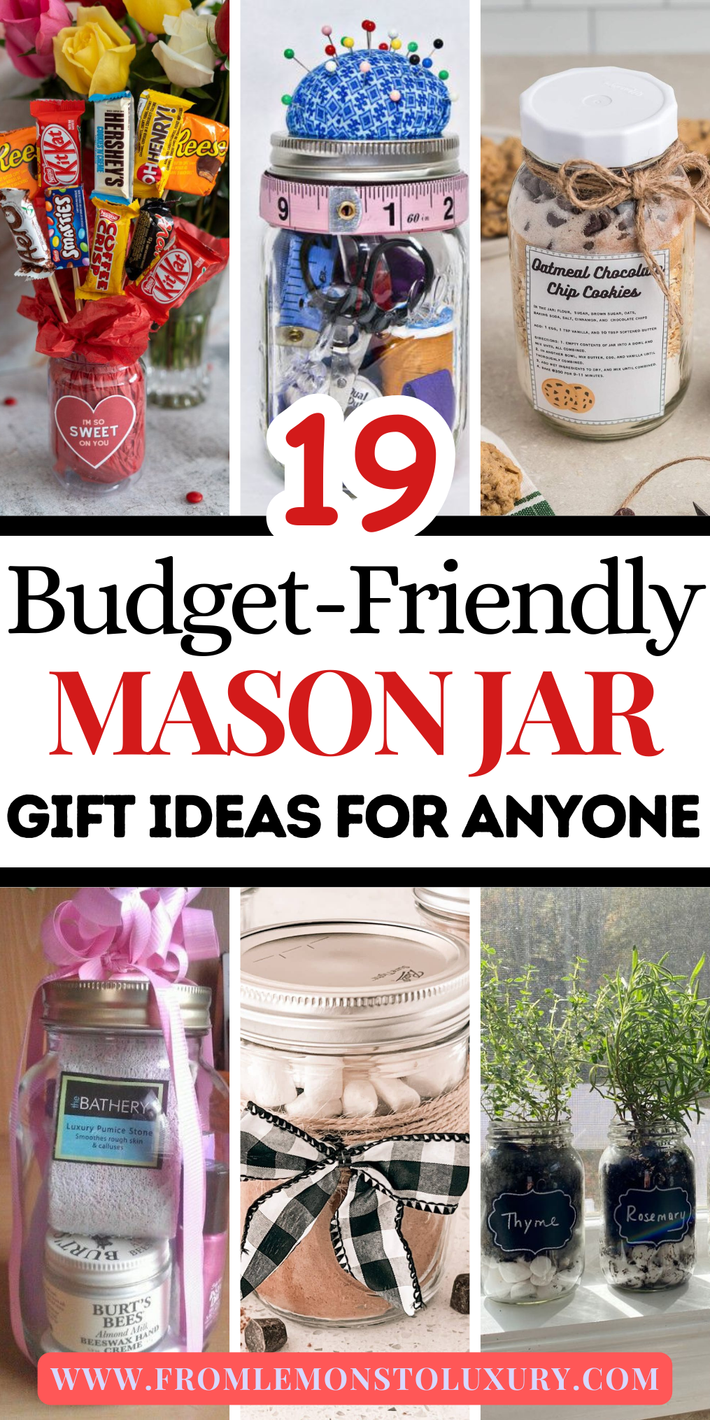 19+ Creative Mason Jar Gift Ideas for Any Occasion From Lemons To Luxury