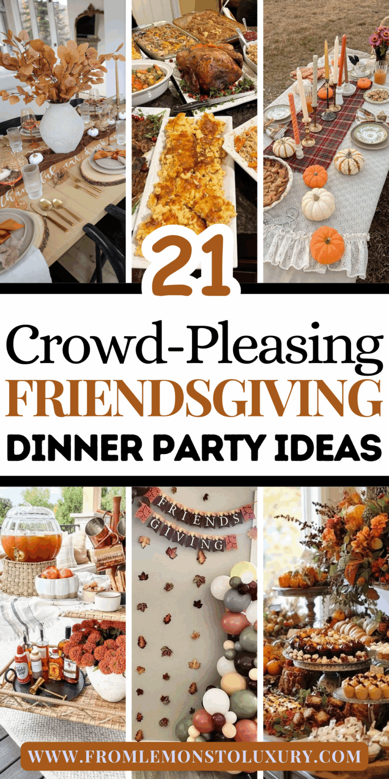 21+ Fun Friendsgiving Dinner Party Ideas to Impress Guests