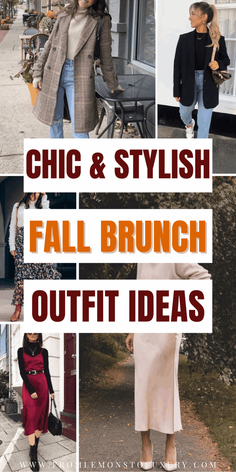 21+ Insanely Stylish Fall Brunch Outfit Ideas to Try This Season