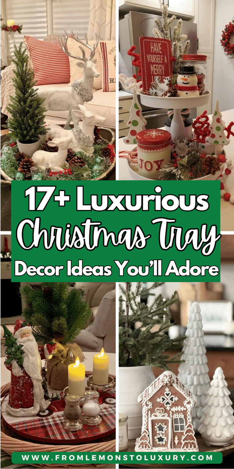 17+ Beautiful Christmas Tray Decor Ideas For A Festive Touch