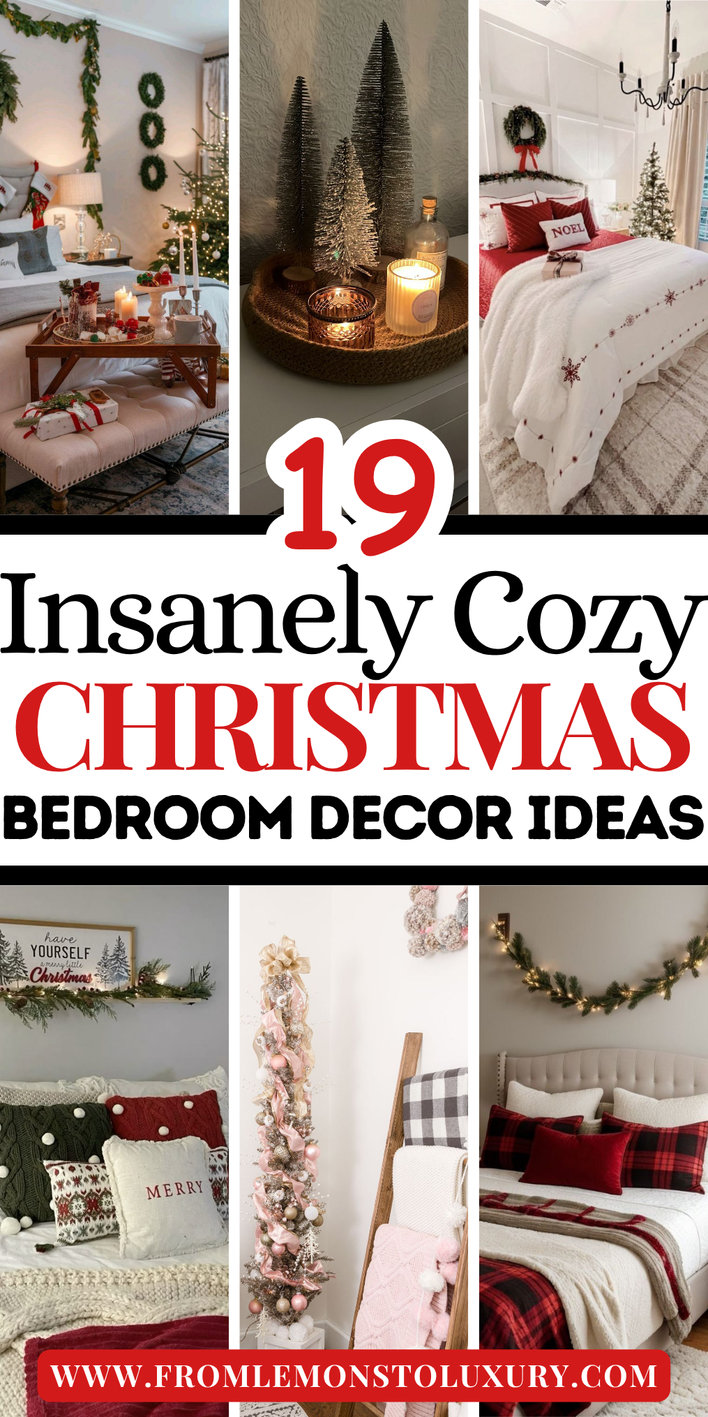 19+ Cozy Christmas Bedroom Decor Ideas For A Warm Holiday Feel - From ...