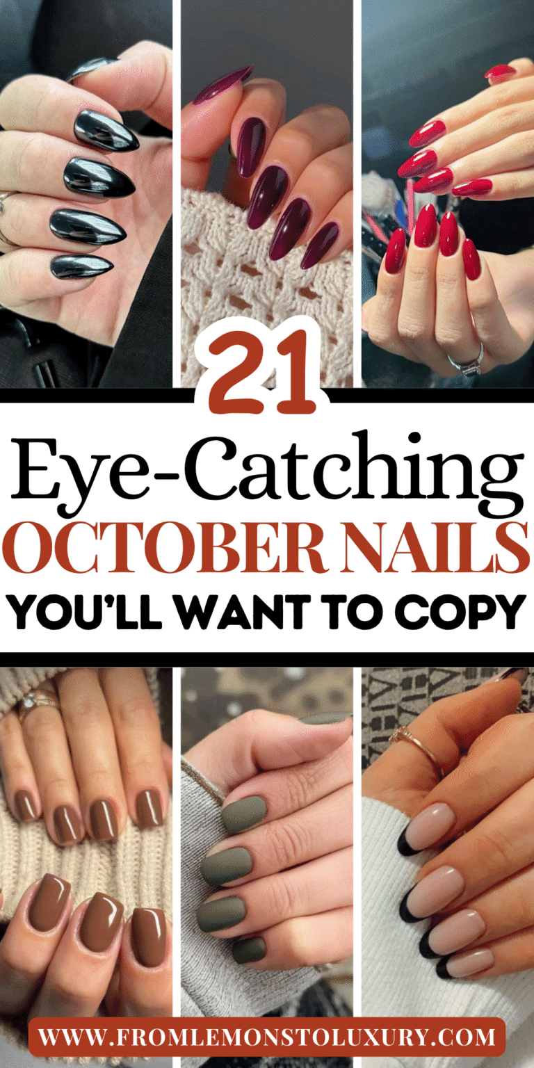 21+ Chic And Trendy October Nail Ideas For A Spooky-Chic Look