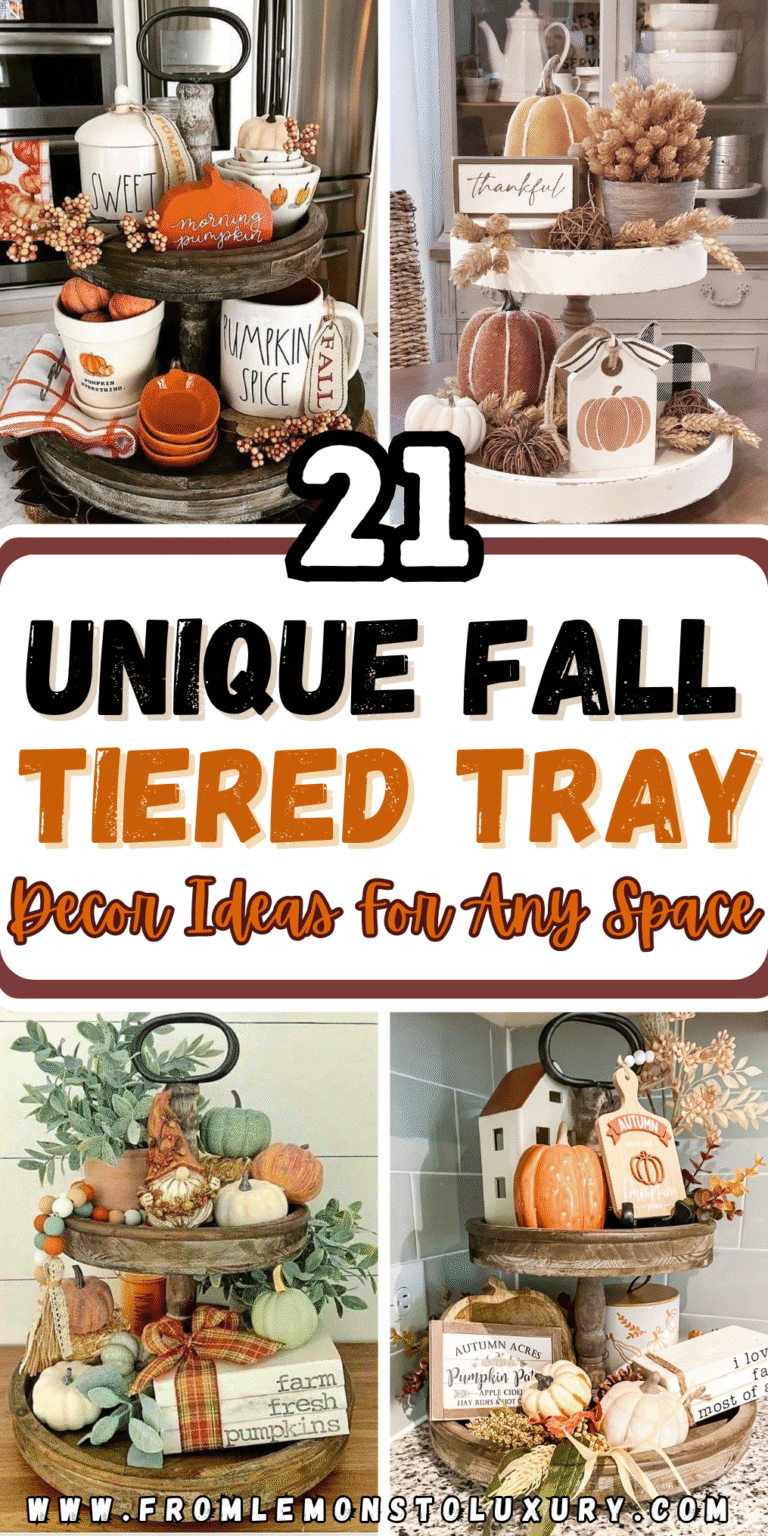 21+ Insanely Cozy Fall Tiered Tray Decor Ideas To Style Your Home