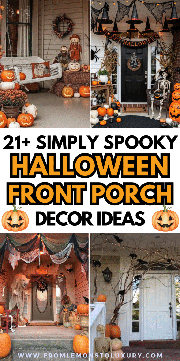21+ Spooky Halloween Front Porch Ideas To Impress Neighbors