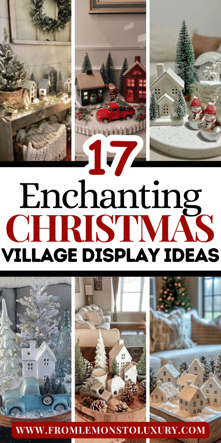 17+ Charming Christmas Village Display Ideas To Brighten Your Holiday Setup