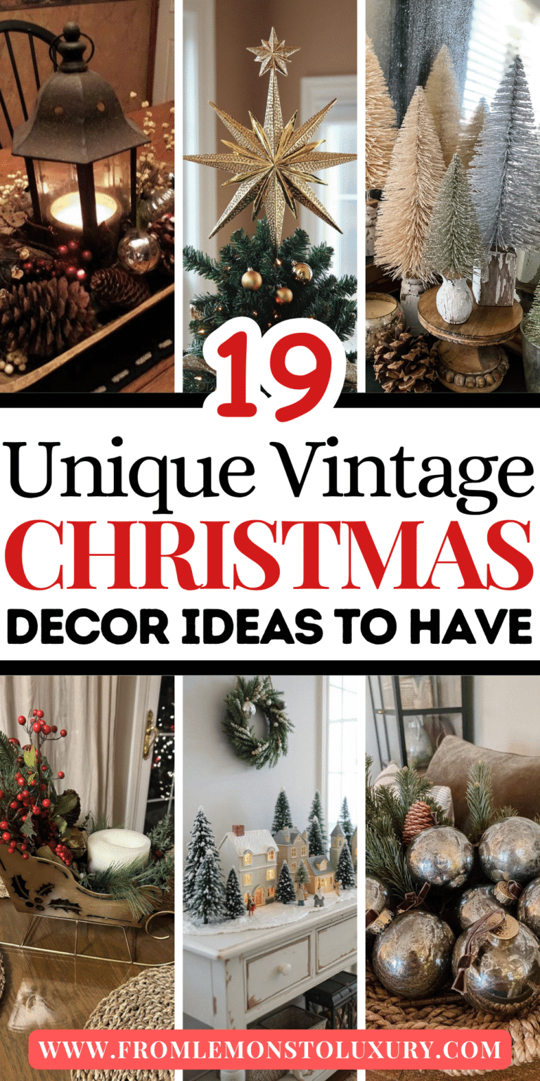 19+ Charming Vintage Christmas Decor Ideas For A Nostalgic Holiday