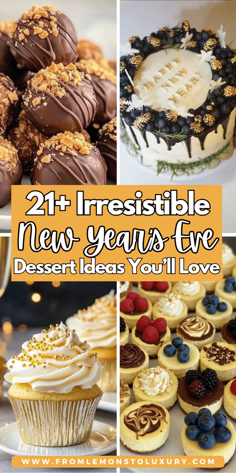 21+ Delicious New Year’s Eve Dessert Ideas To Sweeten The Celebration