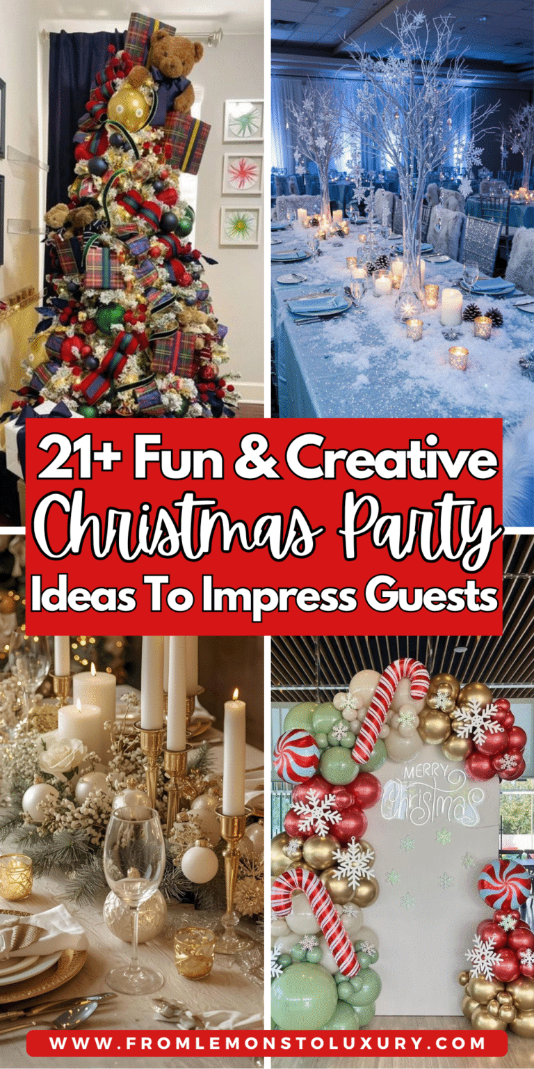 21+ Festive Christmas Party Decorations To Impress Guests