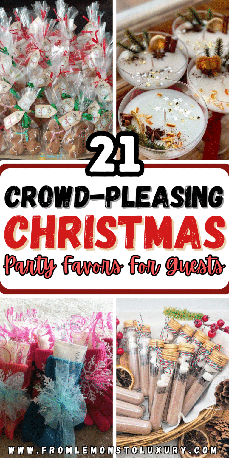 21+ Fun and Unique Christmas Party Favor Ideas Guests Will Love