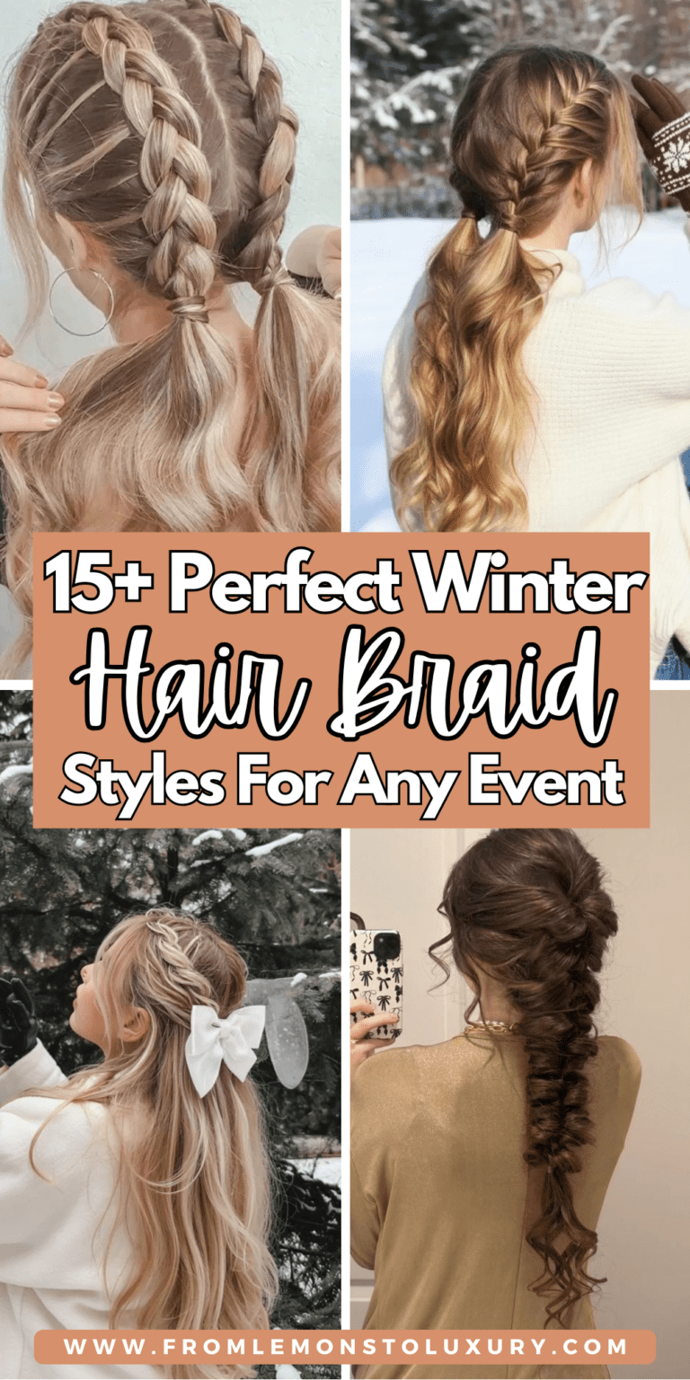 15+ Chic Winter Hair Braid Styles for a Stylish Cold-Weather Look