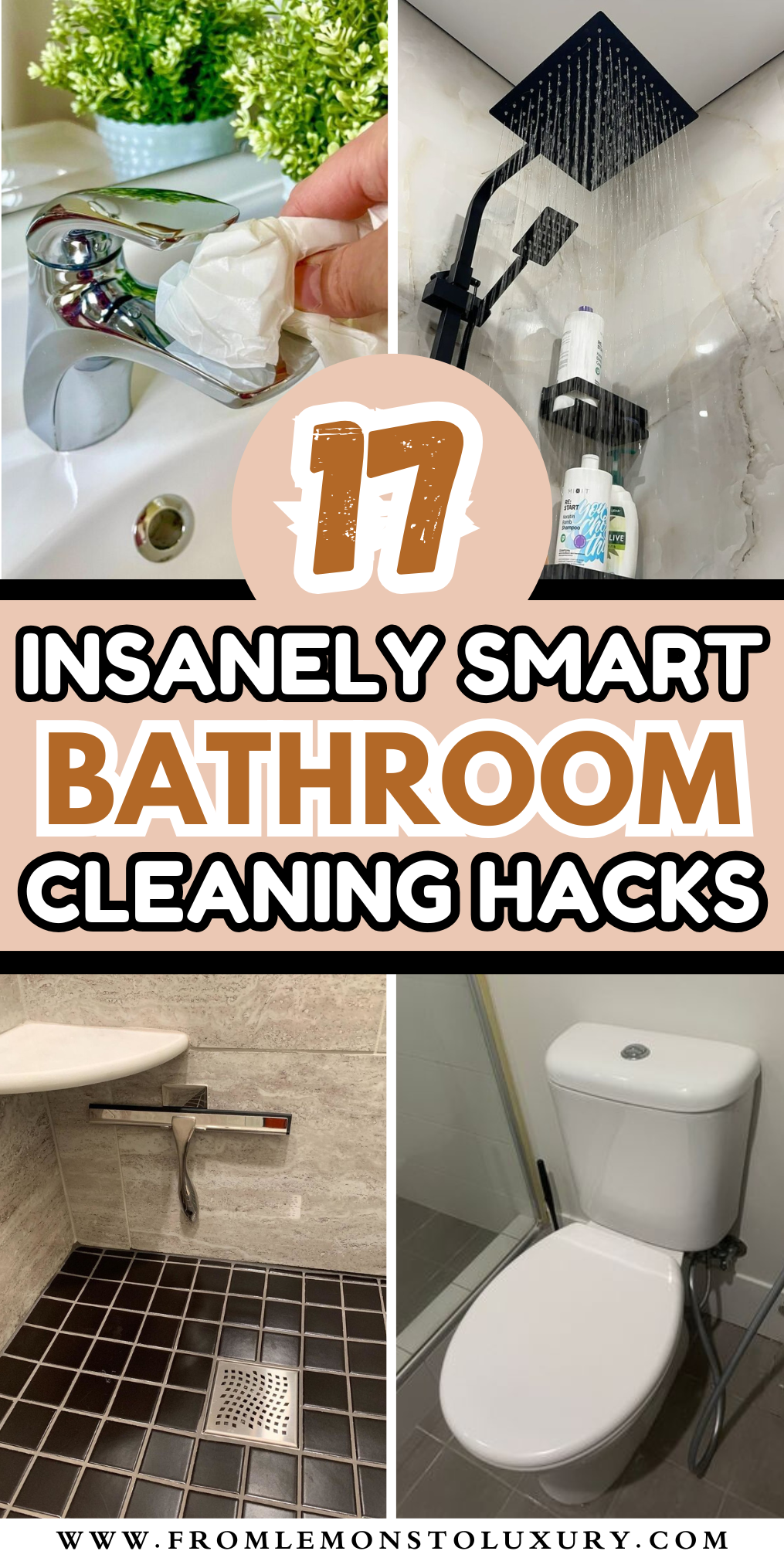 17+ Smart Bathroom Cleaning Hacks For A Fresher Space - From Lemons To ...