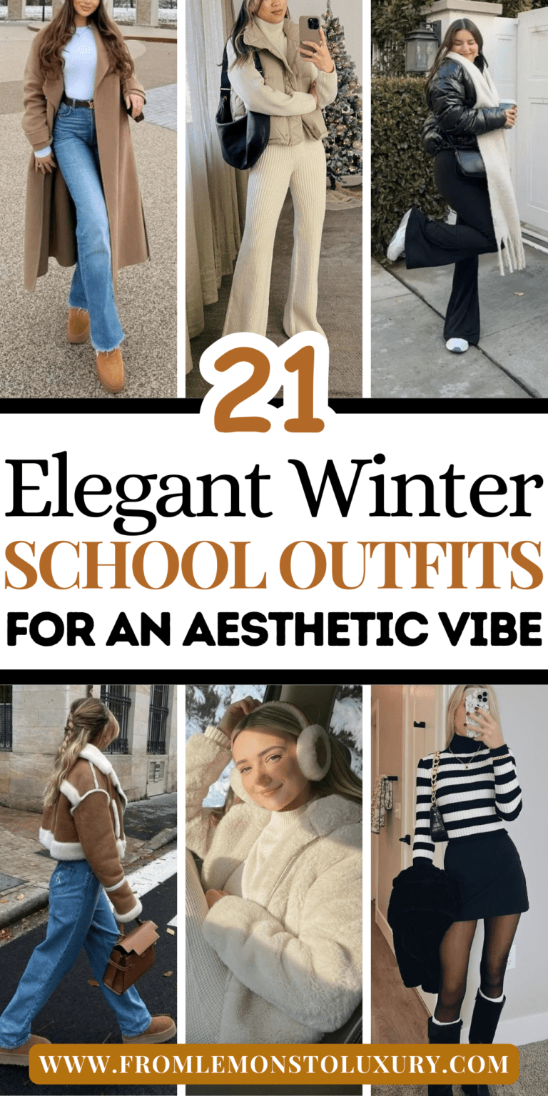 21+ Cute Winter School Outfits for Comfortable, Warm Looks